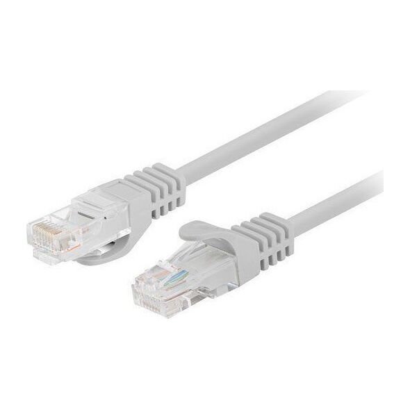 Lanberg Patchcord kat.5e UTP 7.5m szary fluke
