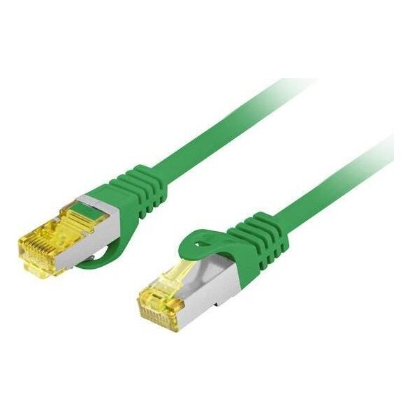 Lanberg PATCHCORD KAT.6A S/FTP LSZH CU 2M ZIELONY FLUKE PASSED LANBERG
