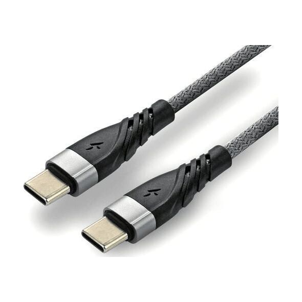 Kabel USB EverActive USB-A - Lightning 1 m Szary (CBB-1IG)