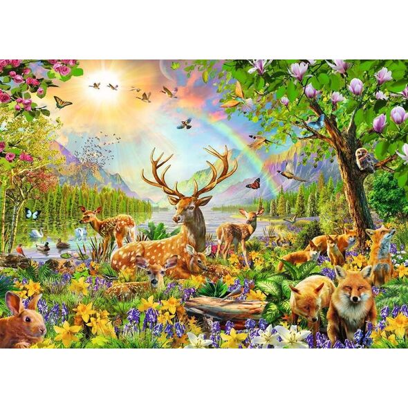 Ravensburger Ravensburger Childrens puzzle graceful deer family (200 pieces)