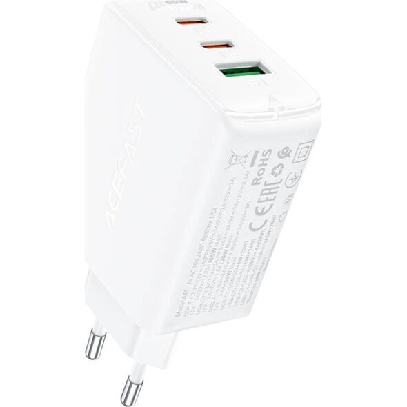 Ładowarka Acefast A41 1x USB-A 2x USB-C 1.5 A (A41 white)
