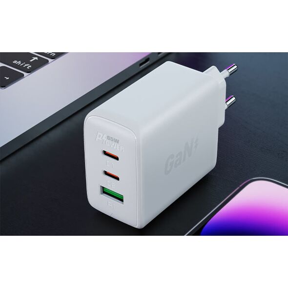 Ładowarka Acefast A41 1x USB-A 2x USB-C 1.5 A (A41 white)