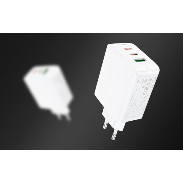 Ładowarka Acefast A41 1x USB-A 2x USB-C 1.5 A (A41 white)