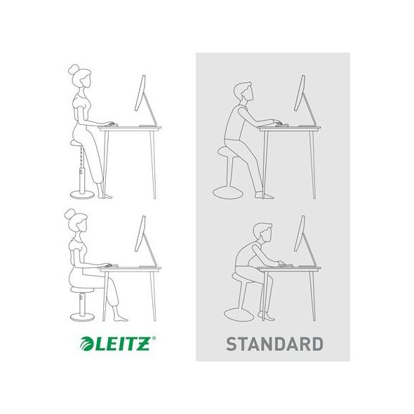 Leitz Leitz stołek Ergo Cosy żółty
