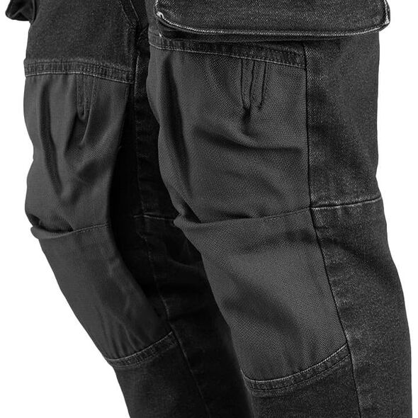 Neo Spodnie robocze DENIM, czarne, rozmiar XXL