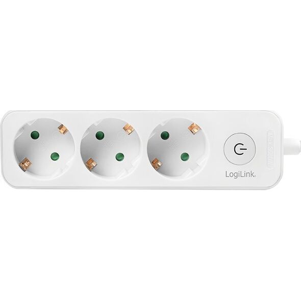 Listwa zasilająca LogiLink LogiLink 3 gniazda 1.5m biała