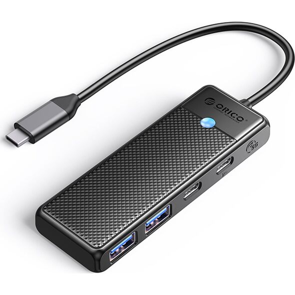 HUB USB Orico PAPW2AC-C3-015-BK-EP 2x USB-C  + 2x USB-A 3.0 (PAPW2AC-C3-015-BK-EP)