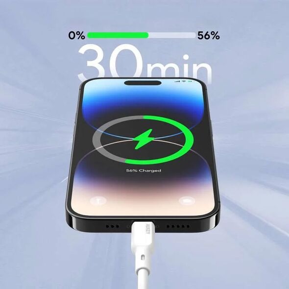Kabel USB Aukey USB-C - Lightning 1.8 m Biały (CB-SCL2)