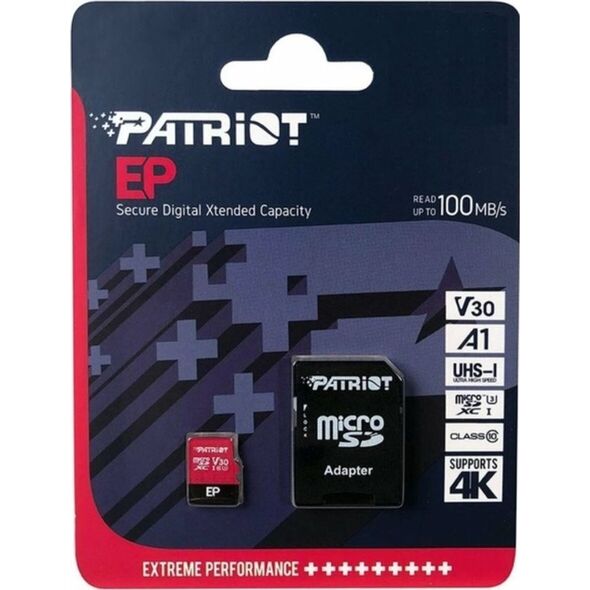Karta Patriot EP MicroSDXC 512 GB Class 10 UHS-I/U3 V30 (PEF1TBEP31MCX)