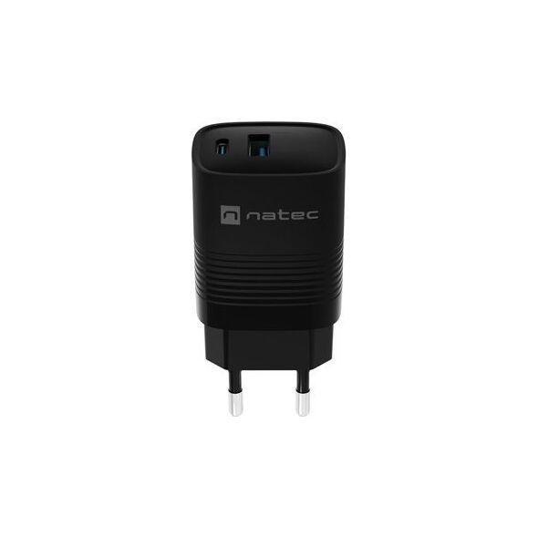 Ładowarka Natec Ribera GAN 1x USB-A 1x USB-C 30W (NUC-2141)