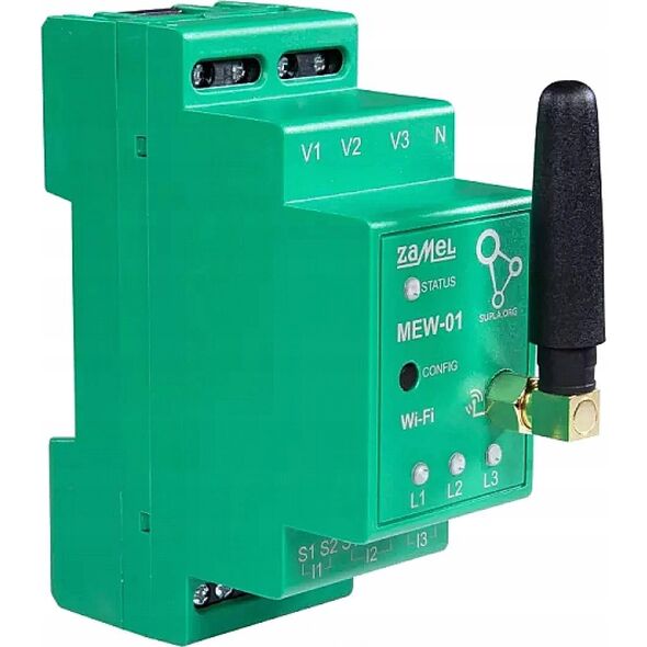 Zamel MONITOR ENERGII ELEKTRYCZNEJ MEW-01/ANT-1F JEDNOFAZOWY ZAMEL