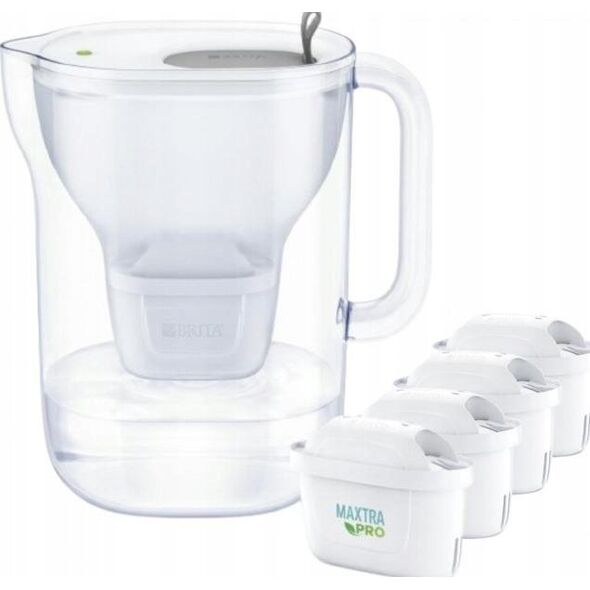 Dzbanek filtrujący Brita Brita Style PF XL + 4 filtry MAXTRA PRO Pure Performance szary