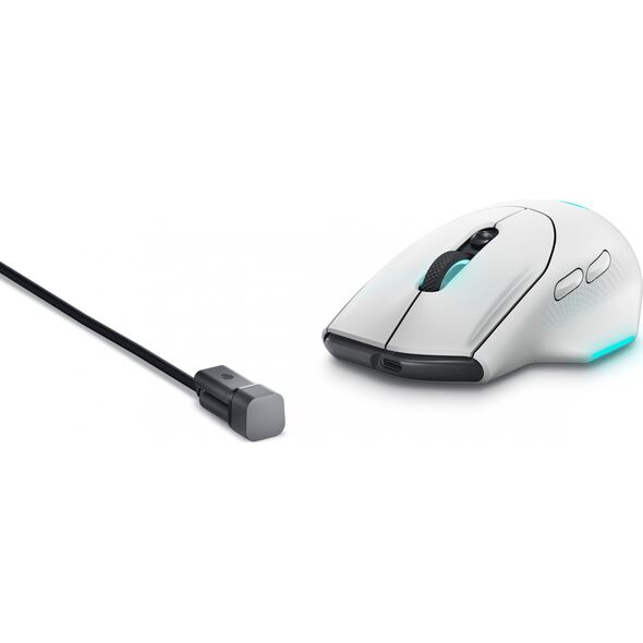 Mysz Dell Mysz bezprzewodowa Alienware AW620M Lunar light