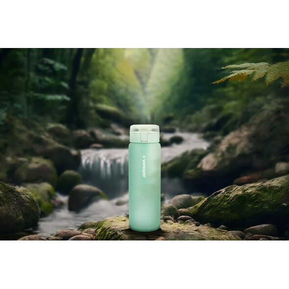 Wessper Szklana butelka ActiveMax 680ml miętowa
