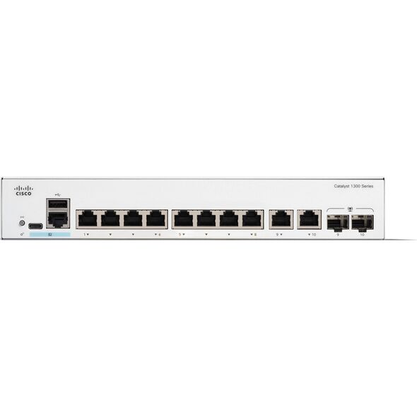 Switch Cisco CISCO Catalyst 1300 8-Port Switch / Data-Only / 2 x 1G SFP Uplinks / external power supply
