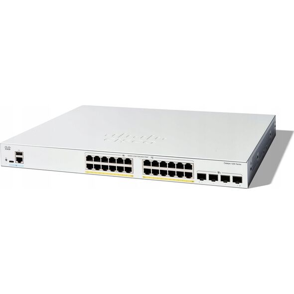 Switch Cisco Cisco C1200-24FP-4X łącza sieciowe Zarządzany L2/L3 Gigabit Ethernet (10/100/1000) Biały