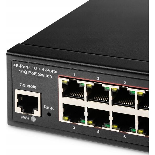 Switch Cudy Cudy GS2048PS4 Zarządzany L2 Gigabit Ethernet (10/100/1000) Obsługa PoE Czarny