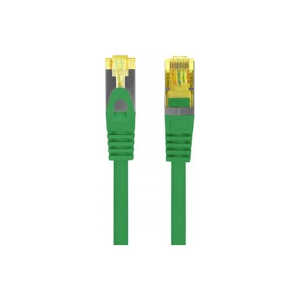 Lanberg Patchcord Lanberg S/FTP kat.6A 5m LSZH CU fluke passed zielony
