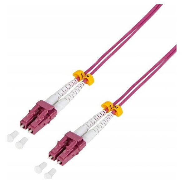 LogiLink LogiLink światłowód OM4 LC-LC 100m fioletowy
