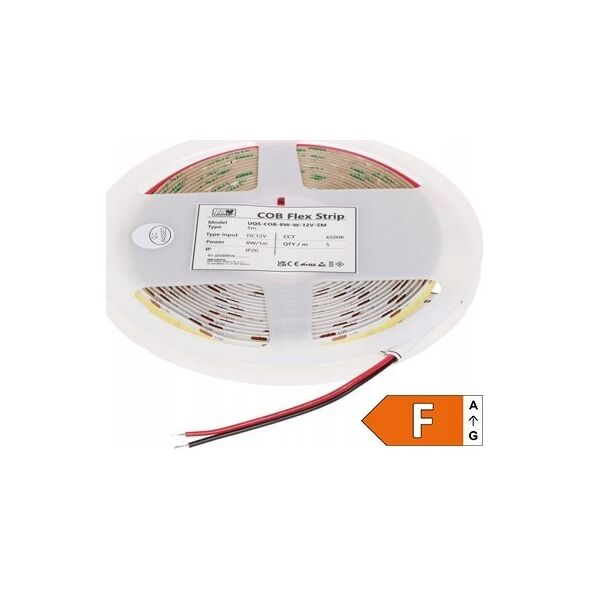 Taśma LED MW Lighting TAŚMA LED LED-COB-12V/8W-CW/5M - 6500&nbsp|K MW Lighting