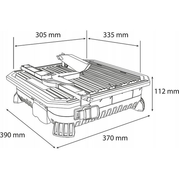 Graphite Przecinarka do płytek Energy + 18V