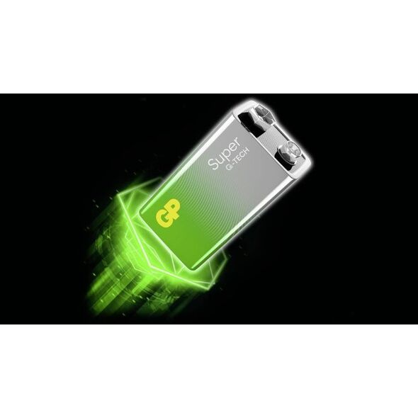GP Recyko Bateria alkaliczna 6LR61 9V (R9*) GP Super Alkaline G-TECH - 1 sztuka