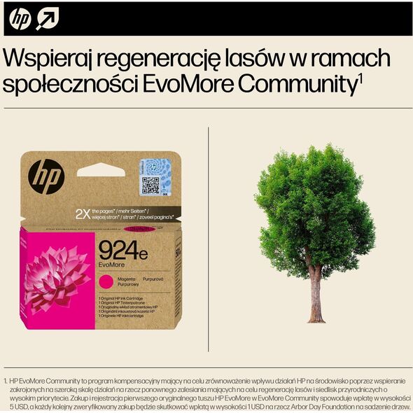 HP HP INC Atrament HP 924e EvoMore Magenta Original Ink Car