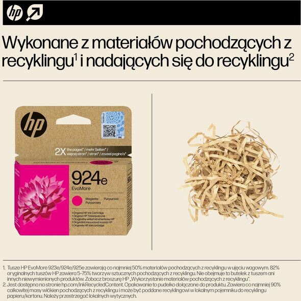 HP HP INC Atrament HP 924e EvoMore Magenta Original Ink Car