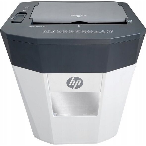 Niszczarka HP Niszczarka HP ONESHRED Auto 80CC, biało-szara