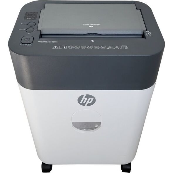 Niszczarka HP Niszczarka HP ONESHRED Auto 100CC, biało-szara