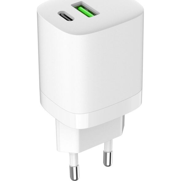 Ładowarka Art ŁADOWARKA SIECIOWA GaN PD/QC 4.0 1x USB-C 1x USB-A 30W ART