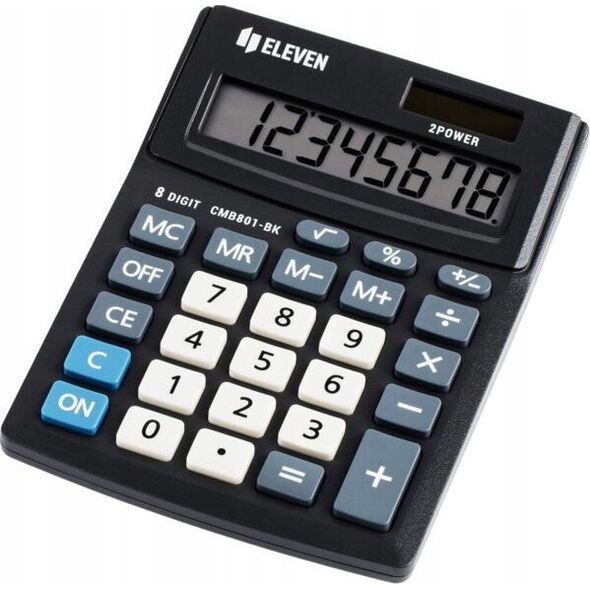 Kalkulator Eleven ELEVEN Kalkulator biurowy CMB801BK czarny