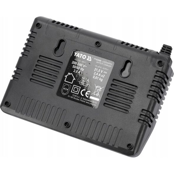 Ładowarka Yato YATO ŁADOWARKA PODWÓJNA 18V 2.2A