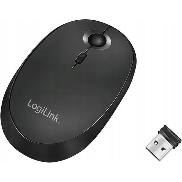 Mysz LogiLink LogiLink Maus Funk & Bluetooth,2.4GHz,800/1200/1600dpi,schw.