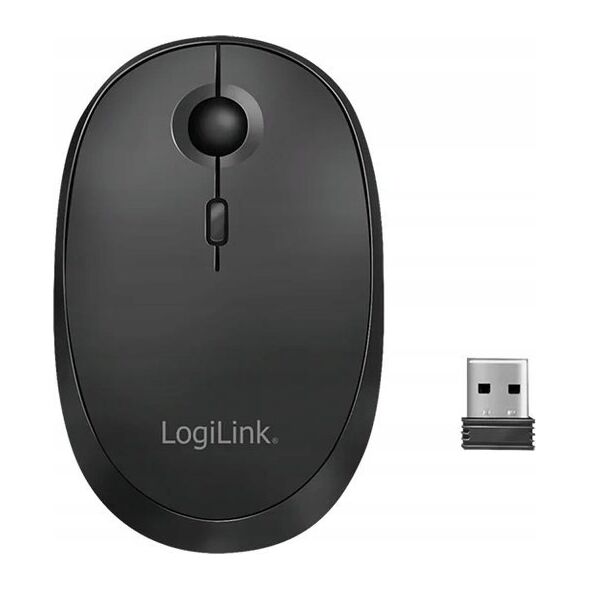 Mysz LogiLink LogiLink Maus Funk & Bluetooth,2.4GHz,800/1200/1600dpi,schw.