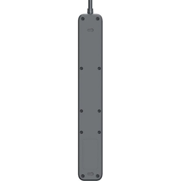 Listwa zasilająca Tracer Tracer Power Line+ 1,8 m 6 gniazd grafitowy