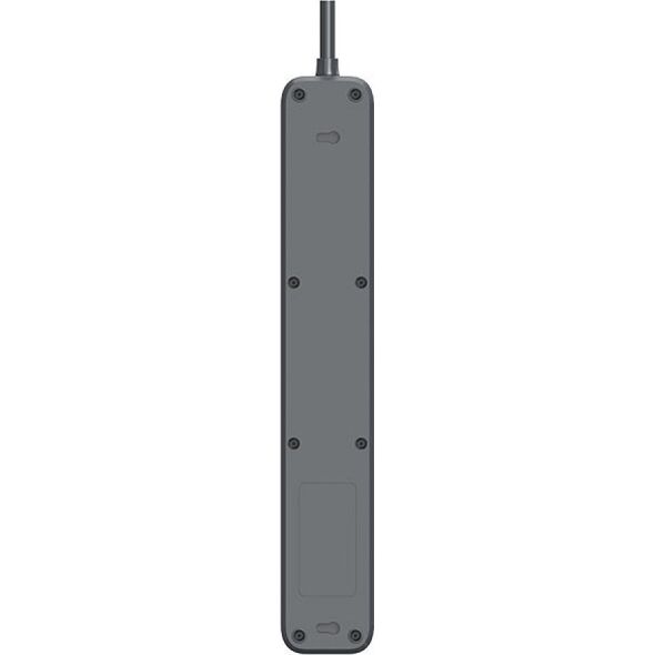Listwa zasilająca Tracer Tracer Power Line+ 1,5 m 4 gniazd USB PD18W grafitowy