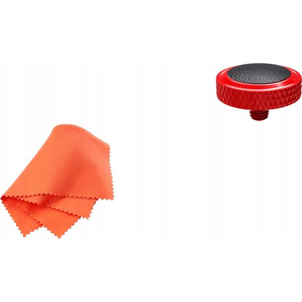 Pilot/wężyk spustowy JJC Przycisk spustu migawki JJC SRB Deluxe Soft Czerwono - Czarny