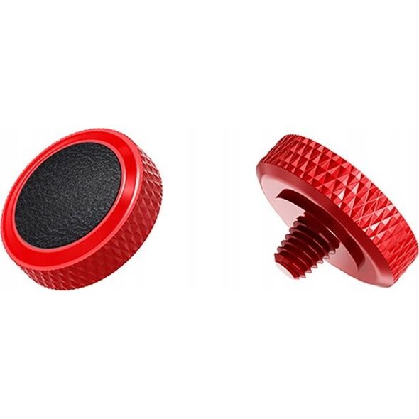 Pilot/wężyk spustowy JJC Przycisk spustu migawki JJC SRB Deluxe Soft Czerwono - Czarny