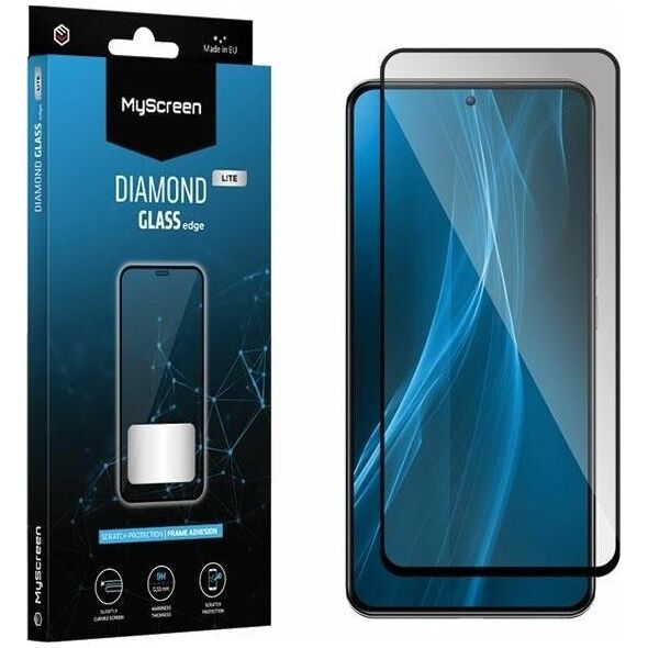 MyScreen Protector MyScreen Protector - Szkło hartowane z klejem na całej powierzchni DIAMOND GLASS edge FULL GLUE (czarna ramka) do Xiaomi Redmi A2/A2+