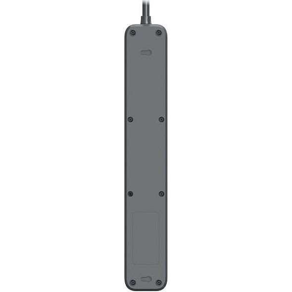 Listwa zasilająca Tracer Listwa zasilająca antyprzepięciowa TRACER Power Line+ 3,0 m Graphite (5 gniazd)