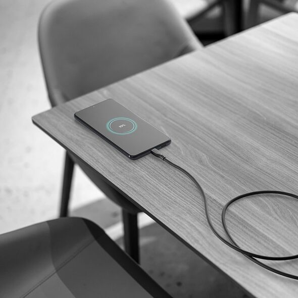 Kabel USB Cellular Line USB-C - USB-C 1.2 m Czarny (USBDATASOFTC2CK)
