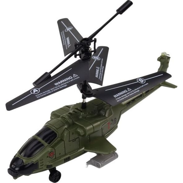 LeanToys Helikopter Militarny Wojskowy Zdalnie Sterowany RC Żyroskop