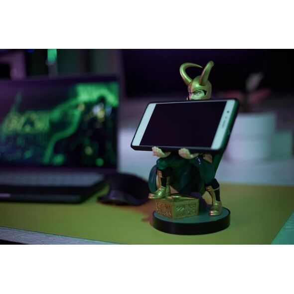 Cable Guys Exquisite Gaming stojak na smartfon / kontroler Cable Guys Marvel Loki (20 cm)