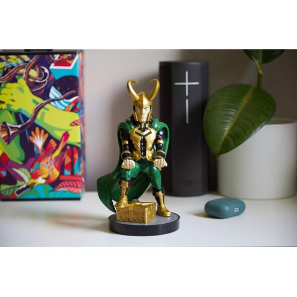 Cable Guys Exquisite Gaming stojak na smartfon / kontroler Cable Guys Marvel Loki (20 cm)
