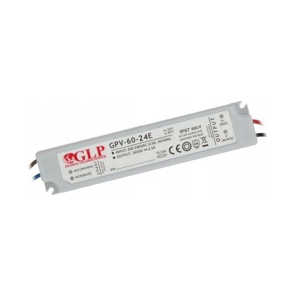 GLP ZASILACZ IMPULSOWY 24V/2.5A/GPV-MINI