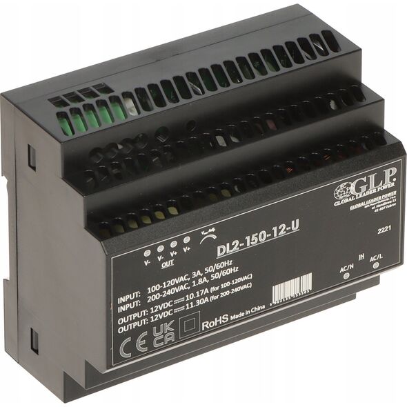 GLP ZASILACZ IMPULSOWY DL2-150-12-U