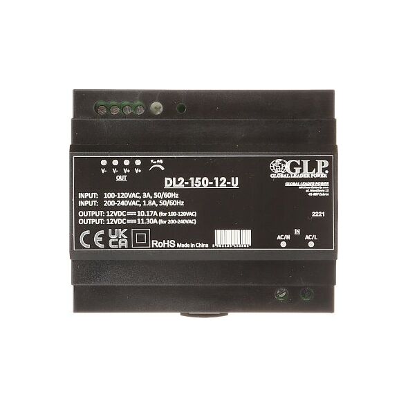 GLP ZASILACZ IMPULSOWY DL2-150-12-U