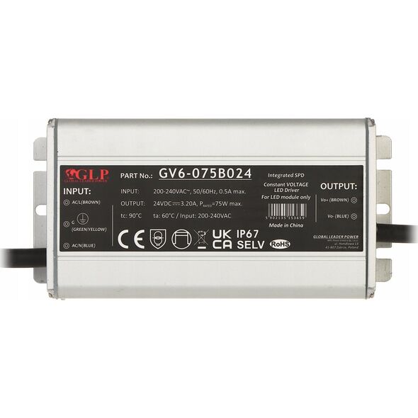 GLP ZASILACZ IMPULSOWY GV6-24V/3.2A
