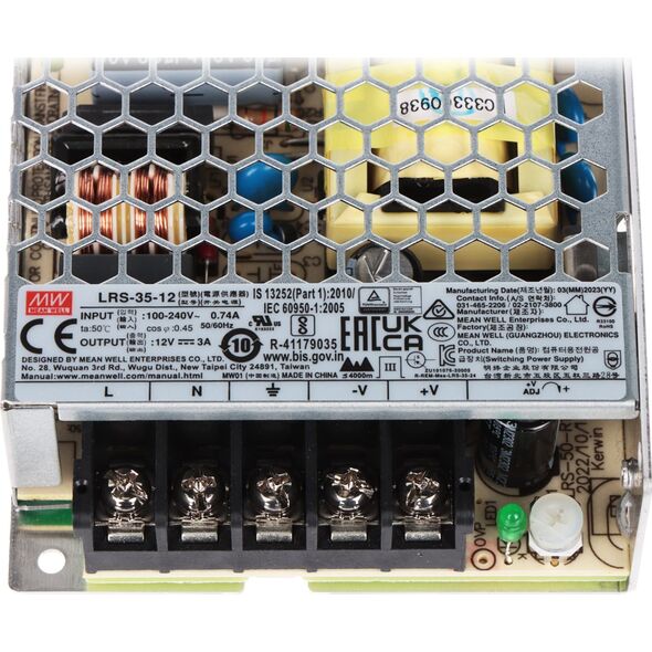 Mean Well ZASILACZ IMPULSOWY LRS-35-12 MEAN WELL